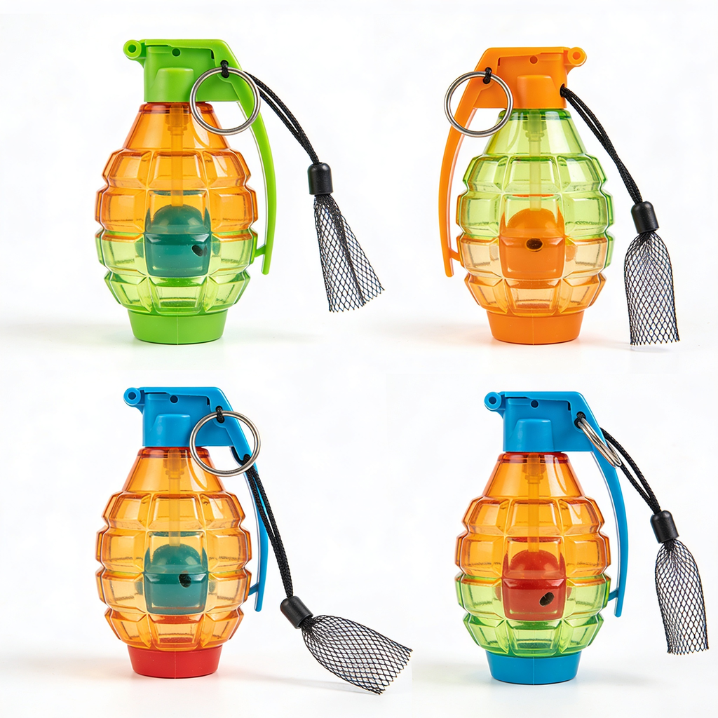 Willie Has Interactive Cat Toy with Motion Sensor, Chirping Sound & Catnip – Funny Grenade Design with Mesh Tail, Rechargeable Smart Rolling Ball for Bored Indoor Kittens & Adult Cats 3 Inches