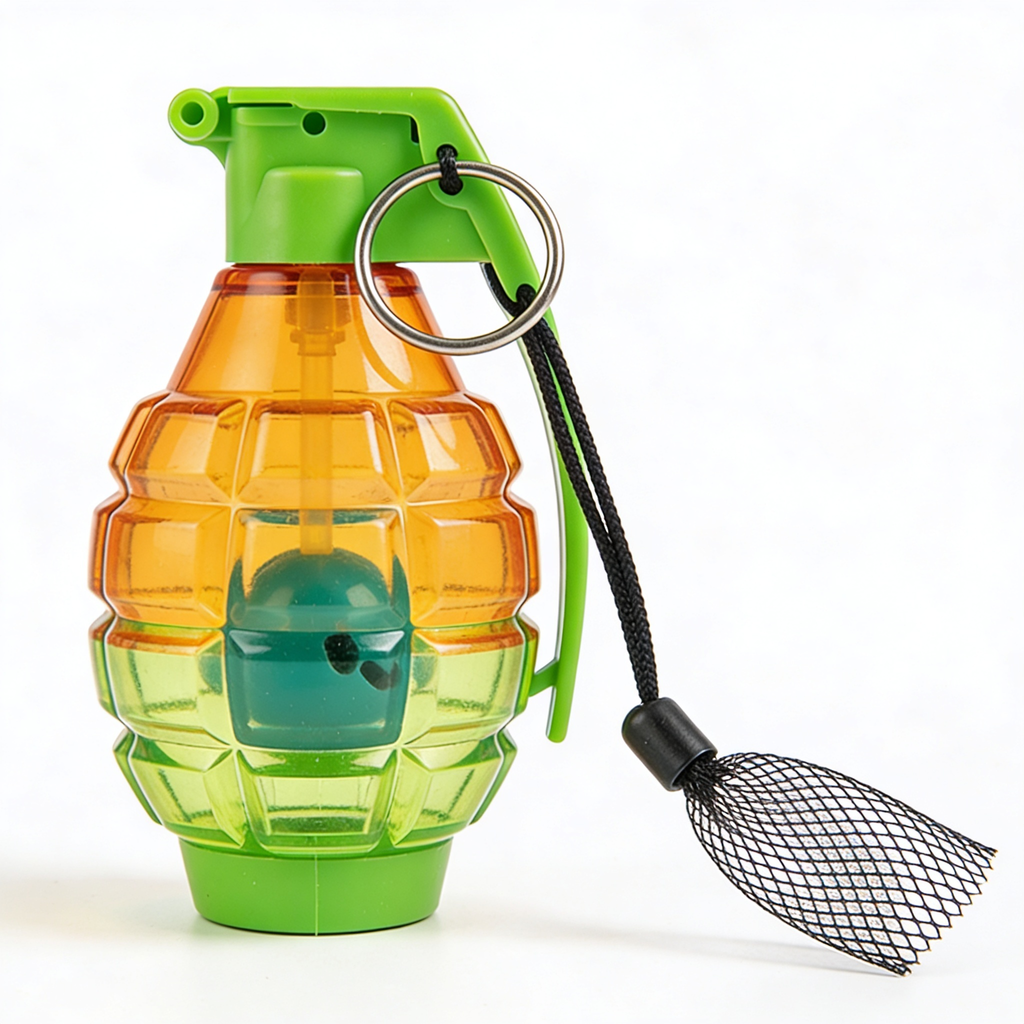 Willie Has Interactive Cat Toy with Motion Sensor, Chirping Sound & Catnip – Funny Grenade Design with Mesh Tail, Rechargeable Smart Rolling Ball for Bored Indoor Kittens & Adult Cats 3 Inches